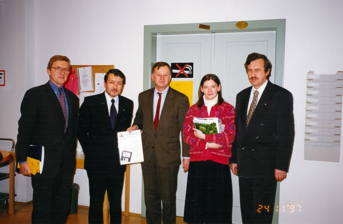1997.11.14,24 - IV posiedzenie senatu, wizyta w Donau